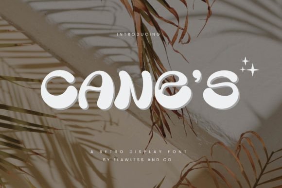Cane s: A Retro Display Font for Vintage Branding
