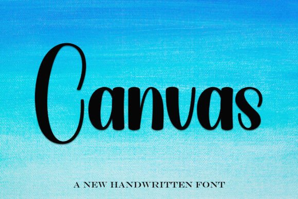 Canvas: The Handwritten Font for Elegant Branding