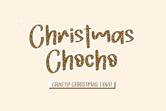Christmas Chocho: A Festive Display Font for Makers