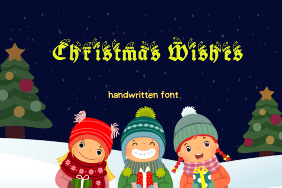 Christmas Wishes: A Festive Display Font for Holiday Design