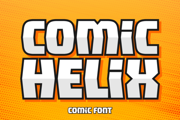 Comic Helix: A Quirky Display Font for Bold Branding