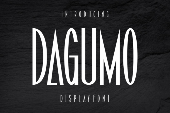 Dagumo: A Unique Display Font for Editorial Design