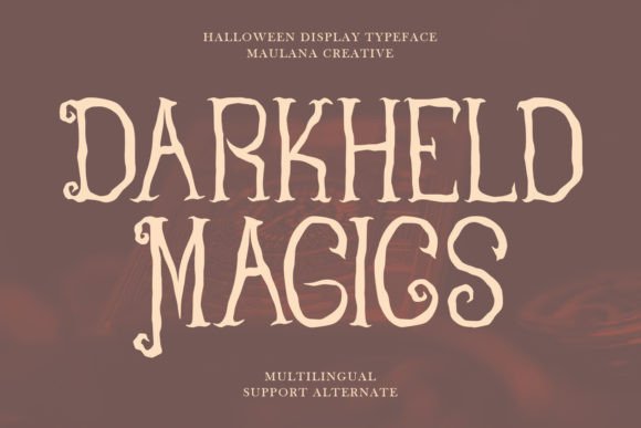 Darkheld Magics: A Heavy Display Font for Web Headers