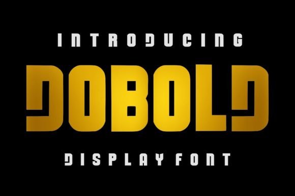 Dobold: The All-Caps Display Font for Editorial Impact