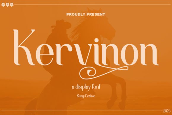 Elevate Your Brand Identity with Kervinon Display Fonts