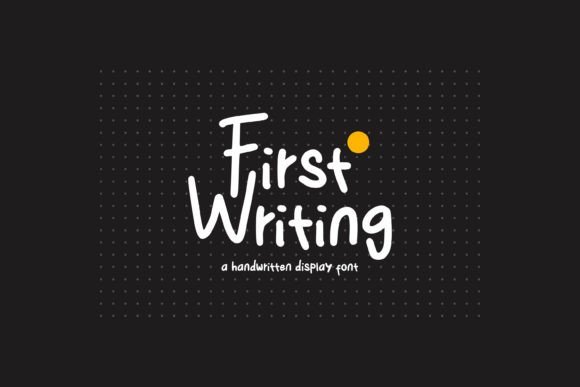 First Writing: A Handwritten Typeface for Elegant Branding