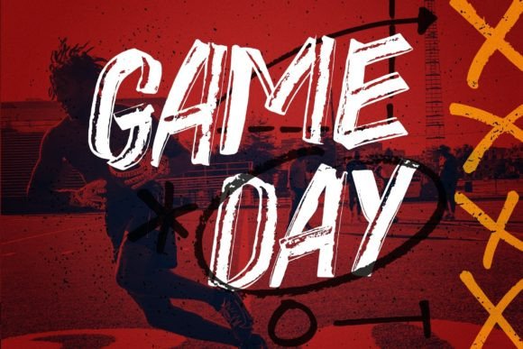 Game Day: A Sports Themed Display Font for Web Headers
