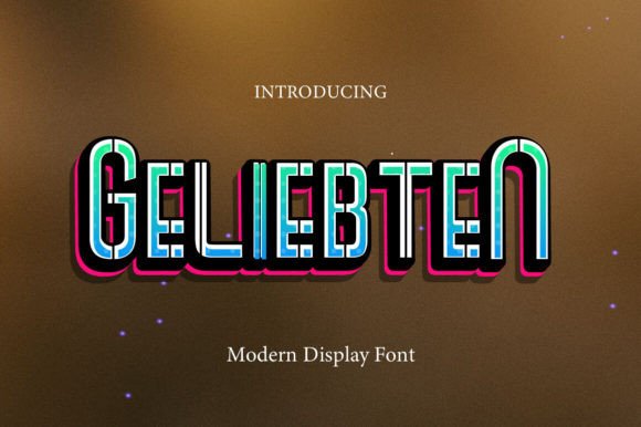 Geliebten: The Modern Display Font for Bold Campaigns