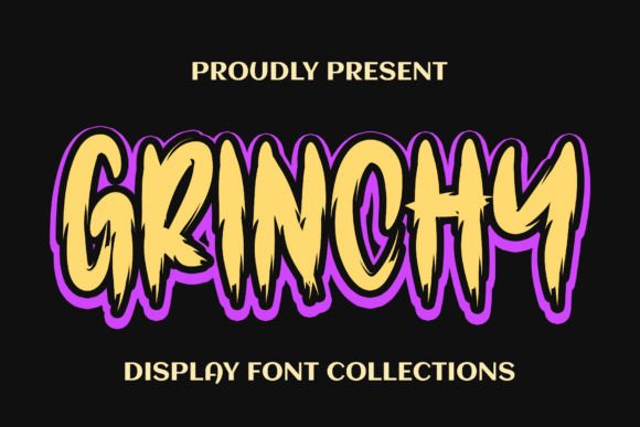 Grinchy Font Review: A Spooky Display for Halloween Designs