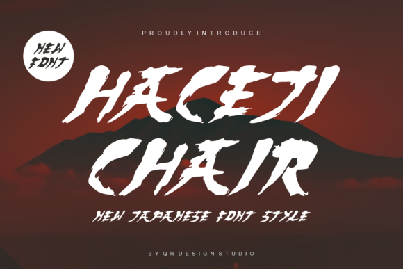Haceji Chair: A Quirky Display Font for Bold Branding