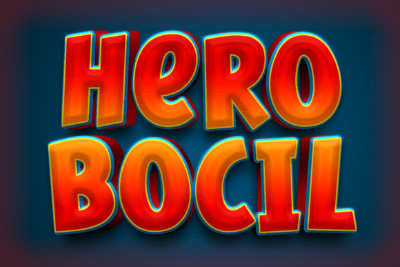Hero Bocil: The Perfect Display Font for Crafters