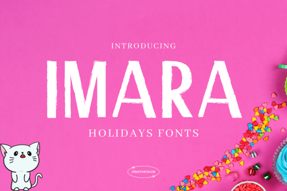 Imara: The Whimsical Display Font for Festive Campaigns