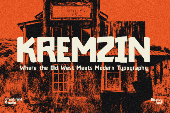 Launch Bold Campaigns with Kremzin Display Fonts