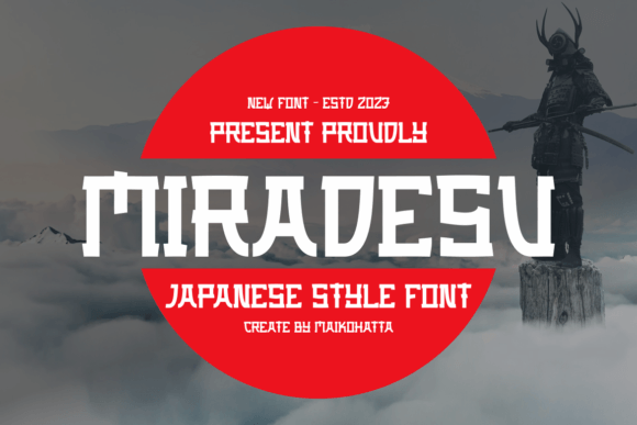 Miradesu: A Cultural Display Font for Modern Campaigns