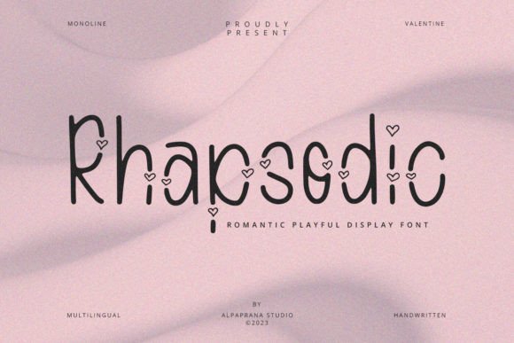 Rhapsodic Font Review: A Modern Display Typeface for Makers
