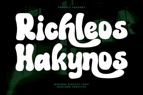 Richleos Hakynos: A Dynamic Display Font for Modern Publishers