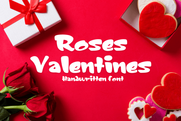 Roses Valentines: A Handwritten Display Font for Campaigns