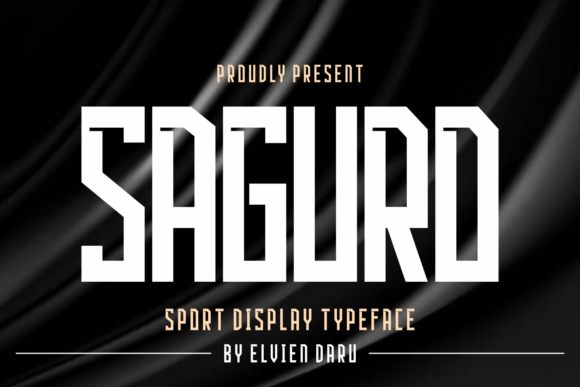 Saguro: A Unique Display Font for Editorial Design