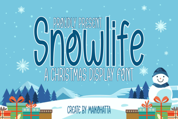 Snowlife Font Review: Perfect Christmas Branding for Small Business