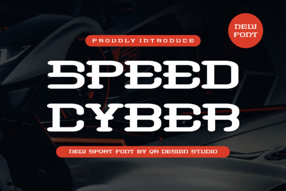 Speed Cyber: A Futuristic Display Font for Modern Makers