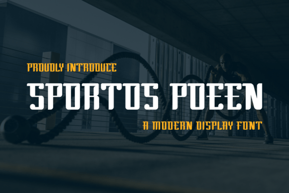 Sportos Poeen: A Unique Display Font for Magical Branding