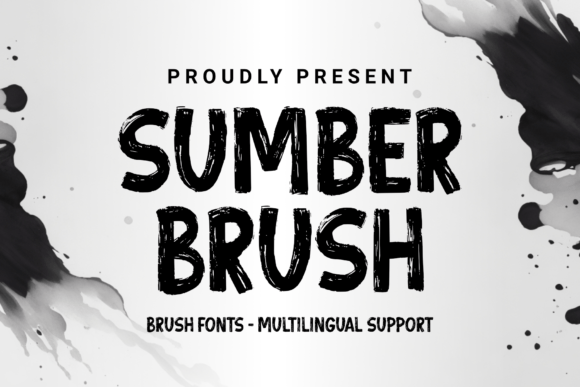 Sumber Brush: A Bold Display Font for Editorial Impact