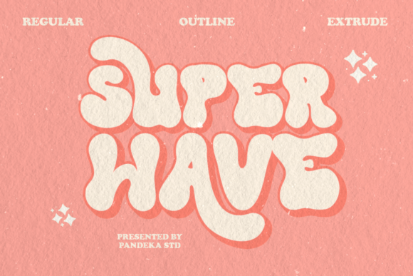 Super Wave Font: A Retro Serif for Bold Business Branding